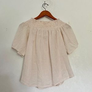 Cavalini Striped Off-the-Shoulder Top